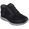 Slip-On Sneaker SKECHERS "SUMMITS", Herren, Gr. 47,5, schwarz, Textil, casual, Schuhe, Schnürboots, Mid Cut Sneaker mit Hands Free Slip-Ins™