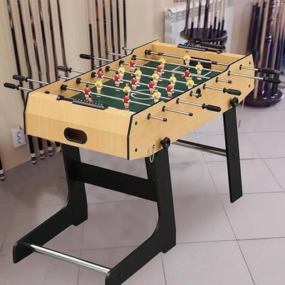 8 Inch Folding Foosball Table for Home, Game Room, Football/Soccer Game Table for Adults, Arcade Soccer Table Game