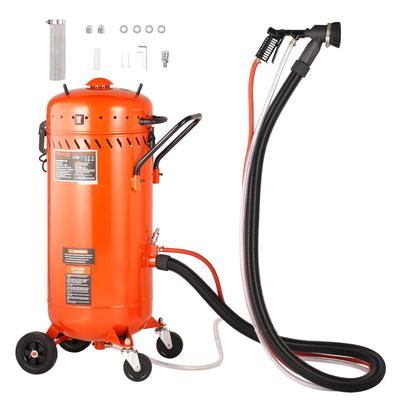 28 Gallon Vacuum Sand Blaster, Dustless Sandblaster with Built-in 1200W Vacuum System for Dust Control and Abrasive Recycle