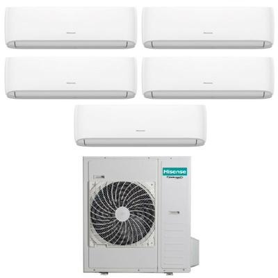 Hisense - Penta Split Inverter-Klimaanlage Serie hi-comfort 9+9+9+9+12 mit 5AMW125U4RTA R-32 Wi-Fi