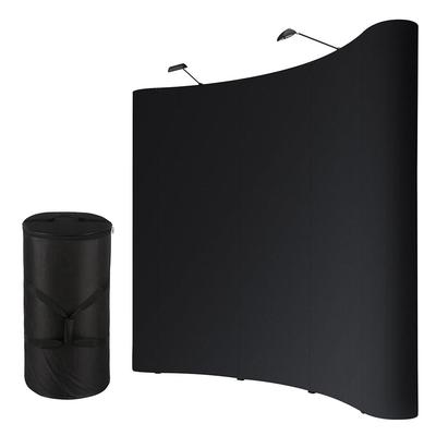 InstaHibit 10x8 Ft Trade Show Display Kit Backdrop Booth Stand Spotlights - One-size