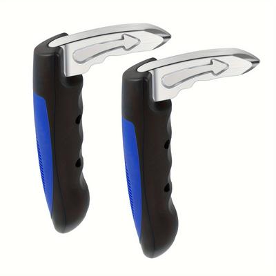 TEMU 2pcs Car Door Assist Handle, 2 In 1 Multifunction Vehicle Support Handles, Window Breaker For Elderly And Car Emergency