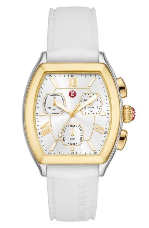 Relevé Sport Chronograph Silicone Strap Watch, 31Mm - Metallic - Michele Watches