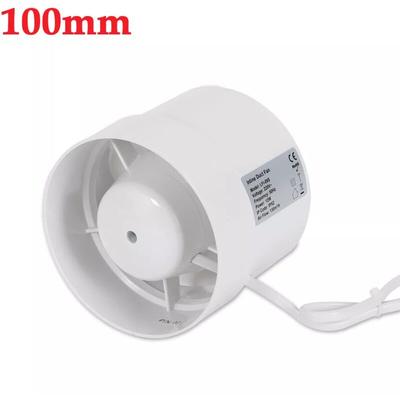 Gojoy - 100 mm 12W 220V Rohrventilator Rohrlüfter Wand Abluftventilator Home Bad Küche Garage Image