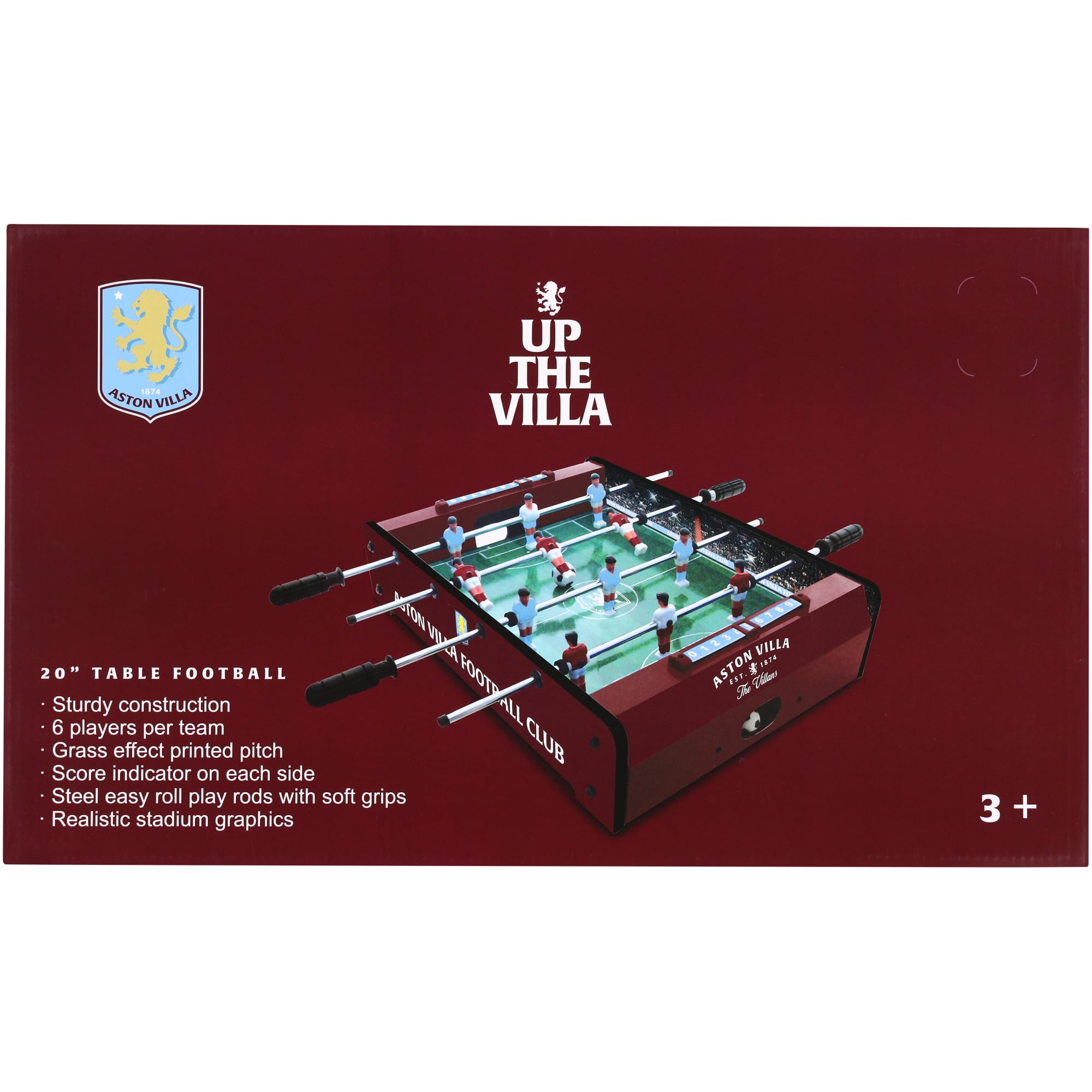 Jeu de baby-foot Aston Villa - 20 pouces