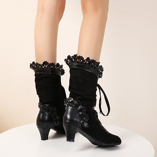 Cosplay - Lolita Rokoko Barock Schuhe Kostüm Damen Halloween Karneval Maskerade Leistung Party / Abend Maskerade Erwachsene Schuhe Image