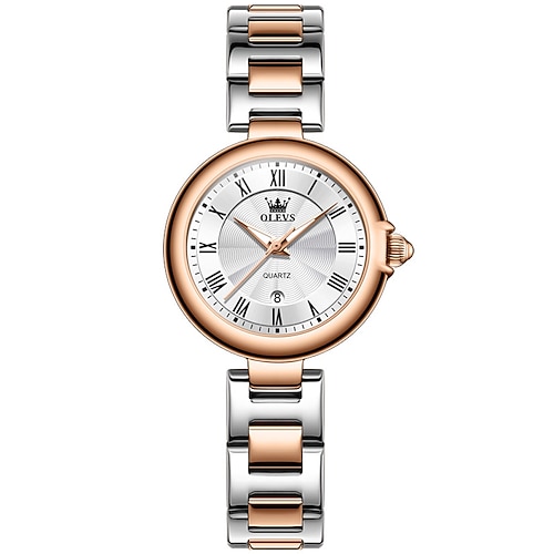 Olevs 5608 luxus marke frauen uhr klassische mode wasserdicht leucht kalender uhr elegante quarz frauen uhr Image