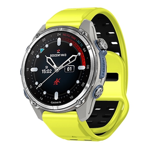 Uhrenarmband für Garmin Fenix 8 47mm 51mm 7X 6 6X Pro Epix Pro Instinct 2X Approach S70 S62 S60 Forerunner 955 945 Epix Marq Descent Quatix 22mm 26mm Silikon Ersatz Gurt Quick Fit Robust Verstellbar Image