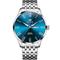 OLEVS 3633 Neue Herren Uhr Mode Einfache Römische Ziffern Skala Edelstahl Quarz Uhr für Herren Automatisches Datum Business Armbanduhr