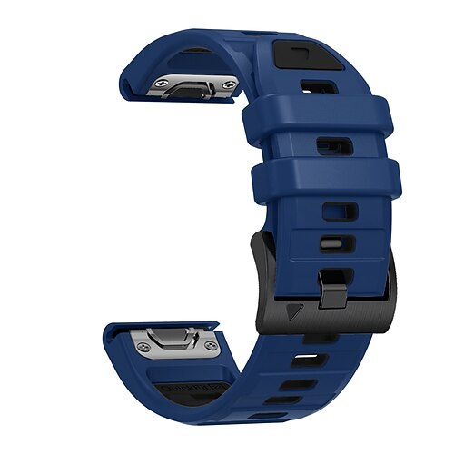 Uhrenarmband für Garmin Fenix 8 47mm 51mm 7X 6 6X Pro Epix Pro Instinct 2X Approach S70 S62 S60 Forerunner 955 945 Epix Marq Descent Quatix 22mm 26mm Silikon Ersatz Gurt Quick Fit Verstellbar Image