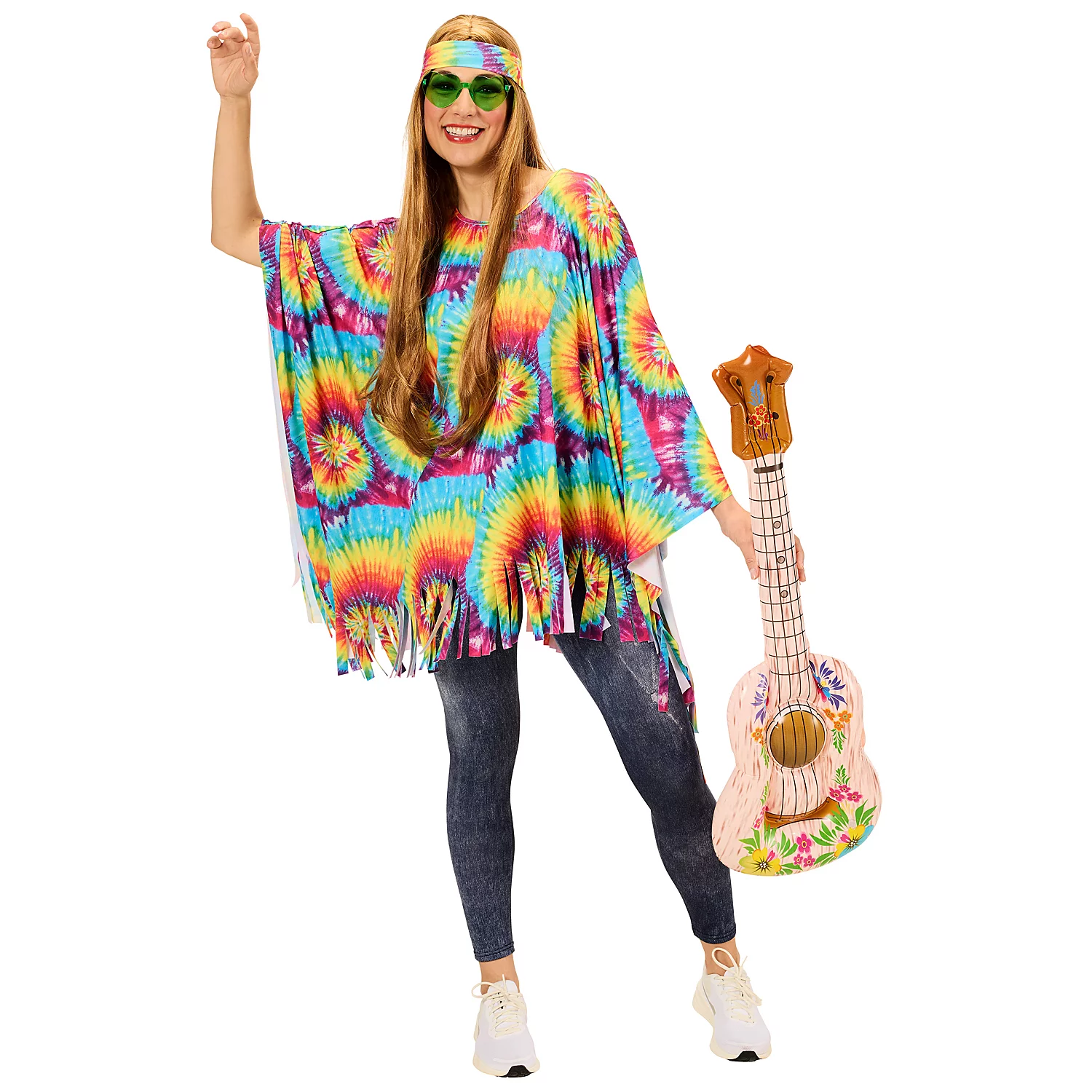 Poncho Batik für Erwachsene