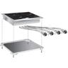 Gastro-Inox Mareno Drop-In Elektro-Keramik-Kochfeld Mit 4 Kochzonen, 60Cm