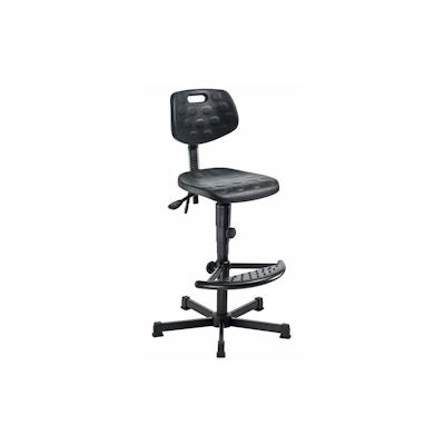 meychair Arbeitsstuhl W2-H-PU-FS6, PU-Schaum mit Bodengleiter Image