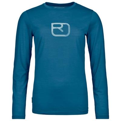 Ortovox - Women's 150 Cool Mountain Silhouette L/S - Merinoshirt Gr XL blau Image