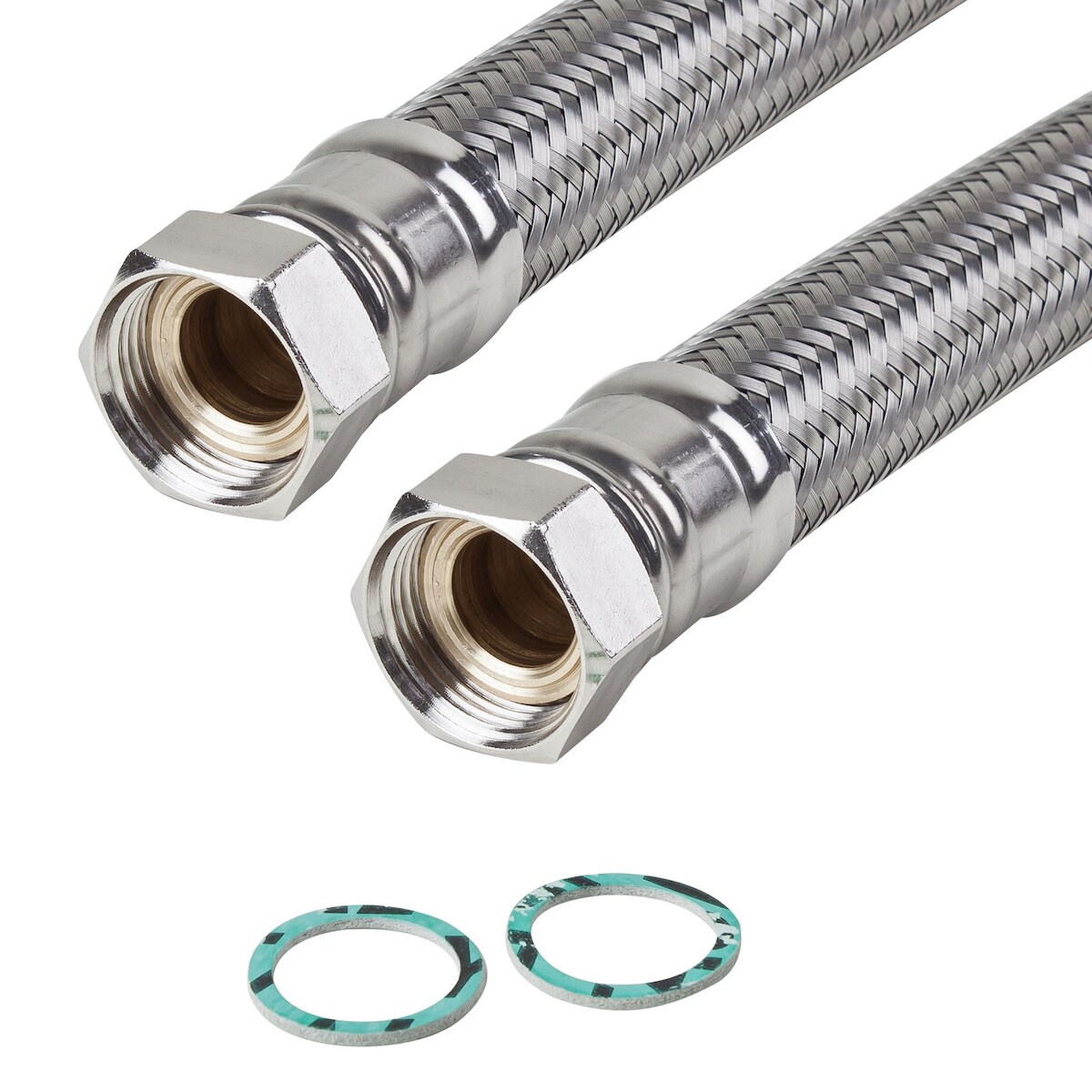 Edelstahl Panzerschlauch 1/2 Zoll DN13 30cm - 300cm Image