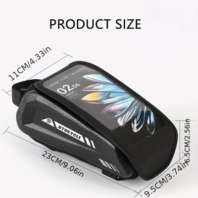"TEMU 3d Shaped Bike Handlebar Mount: 7.0" Phone Case, Waterproof, Adjustable Strap, Eva Material, Suitable For Bikes" Image