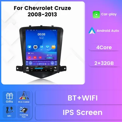 2 din android 9,7 inch für vertikalen Touchscreen im Tesla-Stil für Chevrolet Cruze J300 2008-2014 Carplay Autoradio Para Stereo