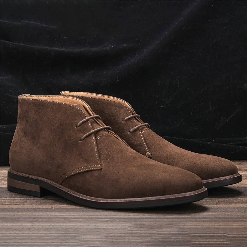 Herren Desert Boots Retro-Stiefeletten für Herren im amerikanischen Stil777 Image