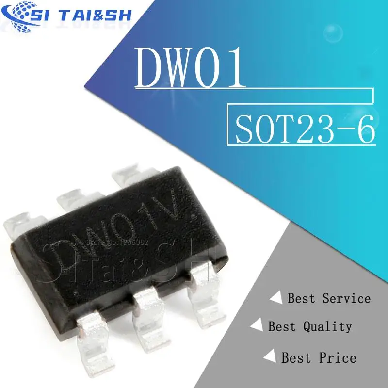 50pcs dw01 SOT23-6 sot smd neu und original ic Image