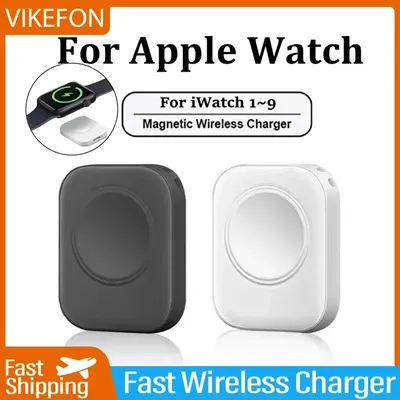 Vikefon magnetisches kabelloses Schnell ladegerät für Apple Watch Serie 9 8 7 6 se Typ c für iPhone