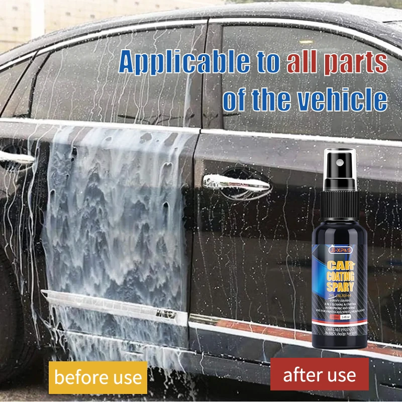 3 in 1 Auto Keramik Beschichtung Spray Auto Nano Keramik Beschichtung Hochglanz Glanz Spray Wachs Autolack Kratzer Reparatur Entferner lhb 44