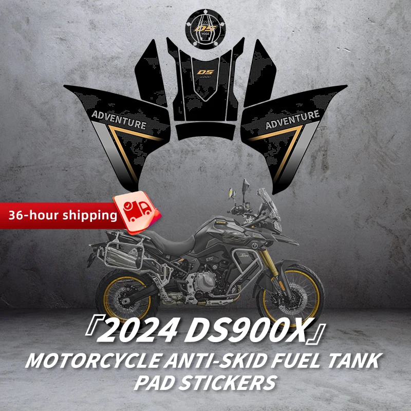 Für VOGE 900DSX DS900X 2024 Motorrad Zubehör Gas Tank Dekoration 3M Zurück Kleber Aufkleber Von Kraftstoff Tank Schutz Aufkleber kits Image