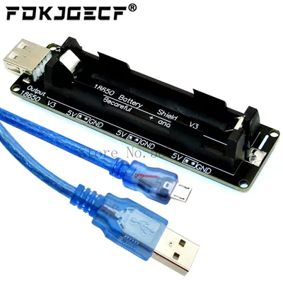 Für wemos 0,5 Batterie lades child platine v3 esp32 esp32s für Himbeer-Pi-Micro-USB-Anschluss Typ-A USB 2.1a für Arduino-Ladung Image