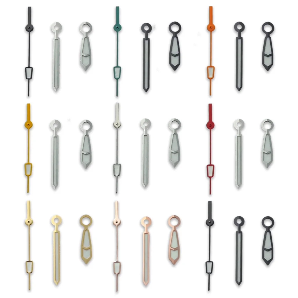 Hochwertige uhrzeiger leuchtend nh35 nh36 nh38 nh70 nh72 7 s26 7 s36 4 r35 4 r36 zeiger Image