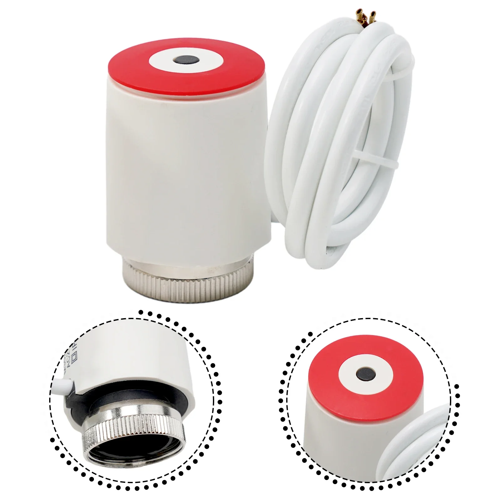 1pc AC230V Elektrische Thermische Stellantrieb Heizung Stellventil Für Fußbodenheizung Heizkörper Ventil System Elektrothermische Stellantrieb Image