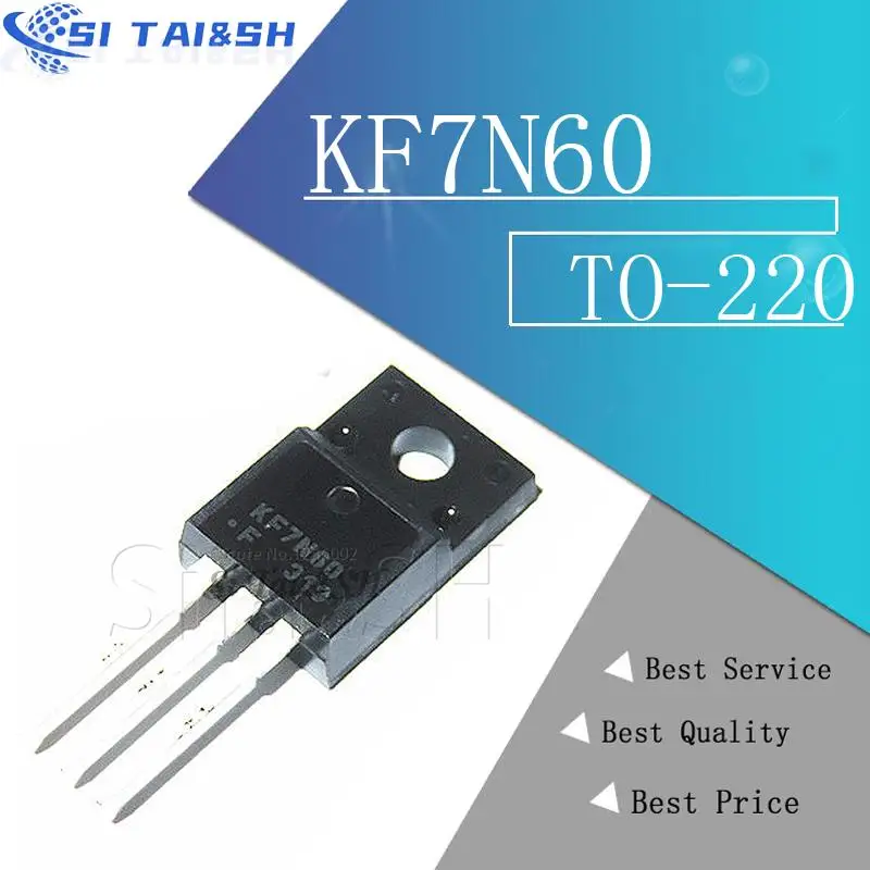 10pcs kf7n60 to220 kf7n60f bis-220 7 n60 TO-220F Image