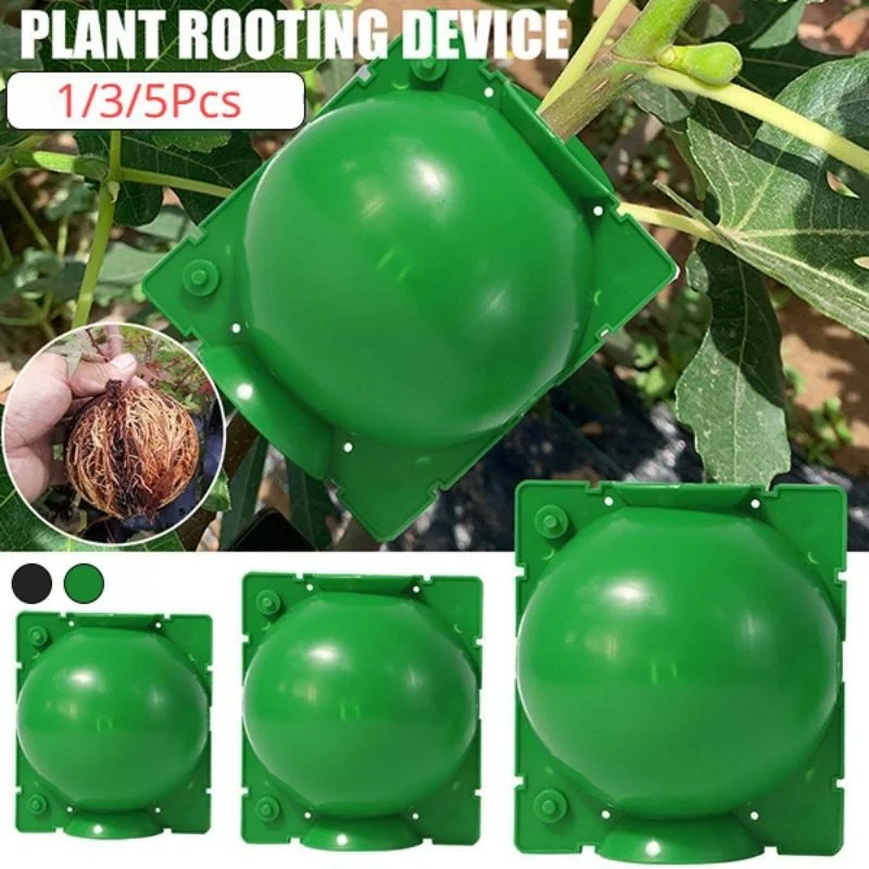 1/3Pcs Anlage Wurzel Wachsenden Box Hochdruck Gartenpflanze Wurzel Ball Zucht Fall für Garten Pfropfen Verwurzelung anlage Box Image