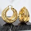 Diana Baby Gold Farbe große klobige baumeln Ohrringe für Frauen Gothic Statement Schmuck trend ige
