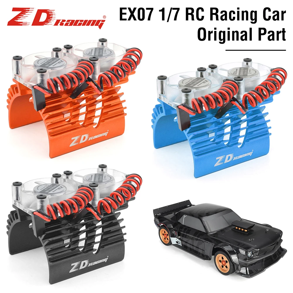 40-42mm RC Motor Kühlkörper mit Hoch geschwindigkeit lüfter für Hobby wing 4268 4274 4092 1/8 1/10 Buggy Truck RC Autos Motoren