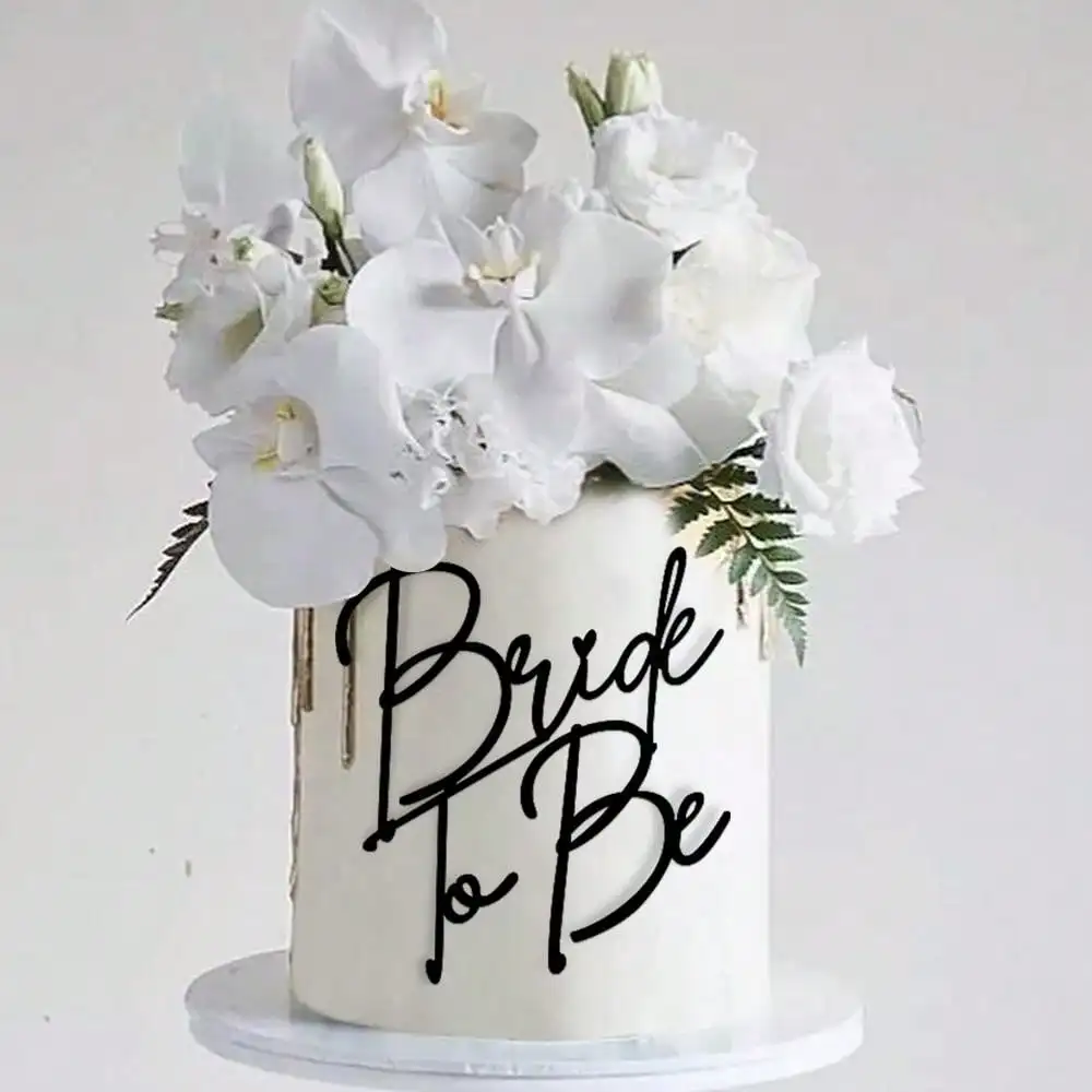 Ins Braut zu sein Kuchen Topper Hochzeit Acryl Kuchen Topper für Braut verlobt Hochzeits feier Dessert Backen Kuchen Dekorationen