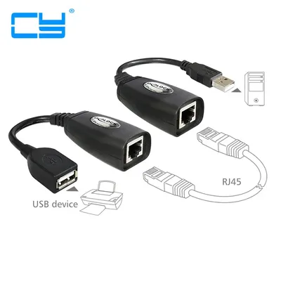 USB 2,0 Signal Enhancer USB 2,0 Zu RJ45 Verlängerung Linie USB-Signal Verstärker Tastatur Maus Linie