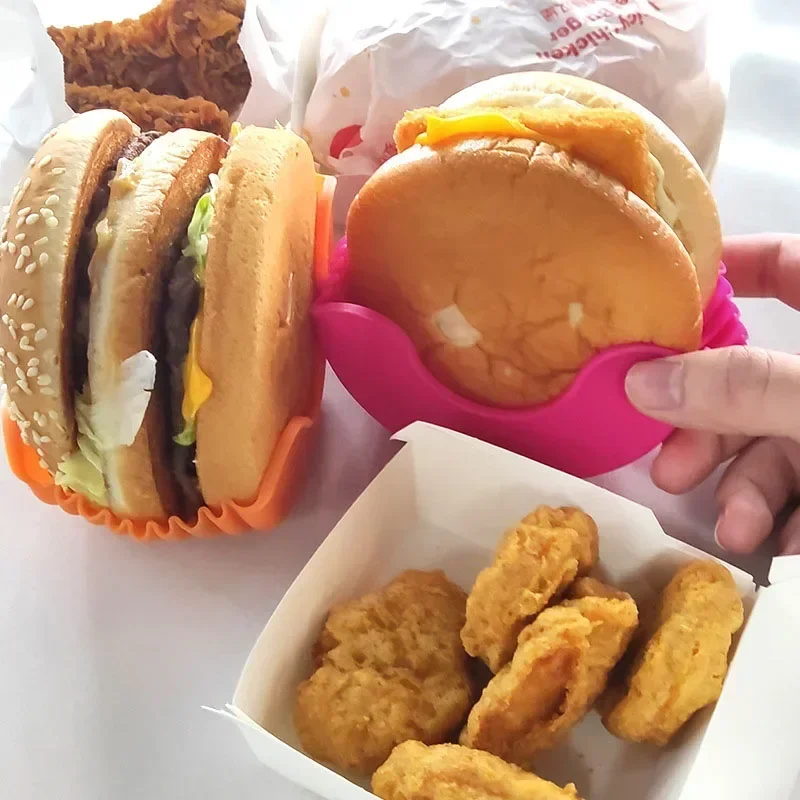 Burger-Boxen, Grill, Küchenutensilien, nützliche Dinge, Schweinefleisch, Bauch, Silikonständer, Küchenutensilien, Gadgets, Heimküchen, Zubehör, Bar