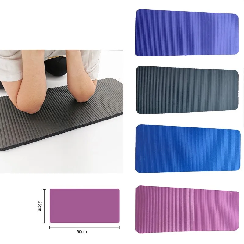 1x Yoga Mat Anti-Skid Sports Fitness Mat 1.5cm Thick Comfort Rubber Yoga Matt For Exercise Yoga And Pilates Gymnastics Mat