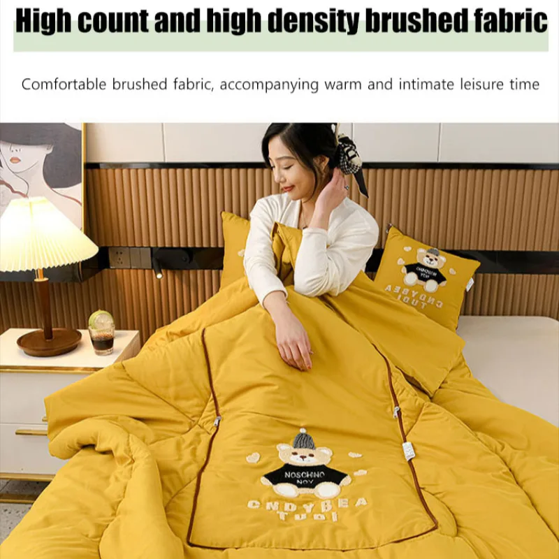 Kissen Quilt faltbare Dual-Use-Decke Combo Auto Kissen Kissen Nickerchen Decke Klimaanlage Decke Image