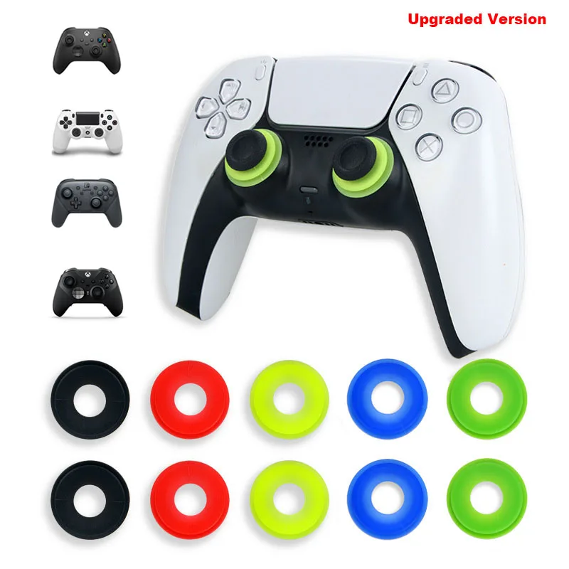 4 x Silikon-Aim Assist Target Motion Control Präzisionsringe für PS5/PS4, für Xbox Series X/S/One, für Switch Pro Controller Image