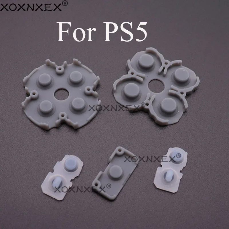 Xoxnxex 1 set für dual sense gummi leitfähige tastaturen tastaturen für sony ps5 controller gamepad reparatur Image