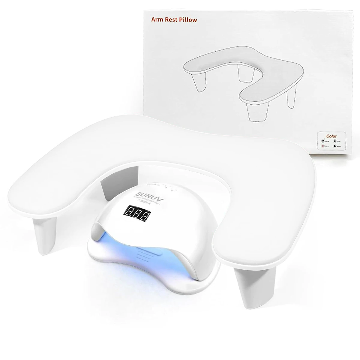 PU Leder Tragbare Neigung Design Nail art Hand Kissen Hand Kissen Abnehmbare Ständer Maniküre Hand Rest Kissen Maniküre Werkzeug Image