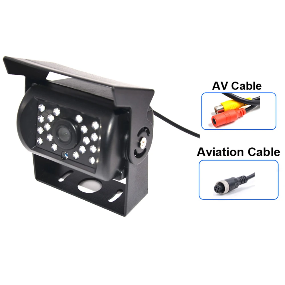 Parking Reverse HD CCD Rückfahrkamera für Auto, LKW, Schulbus, Anhänger, Tonabnehmer, Wohnmobil – 24 V Infrarot-IR-Sichtsystem Image