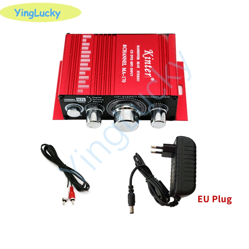Arcade verstärker MA-170 12V 2 kanäle LED Mini HIFI Stereo Verstärker für Arcade JAMMA MAME Maschine Schränke Image