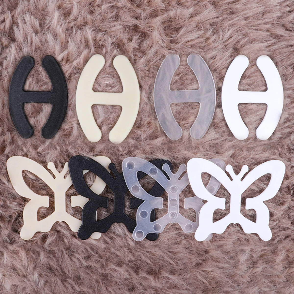 H Schmetterling Unterwäsche rutsch feste Schnalle BH Schulter gurt Kreuz gurt Schnalle unsichtbare Brust Anti-Rutsch-Lifting-BH Unterwäsche ac Image