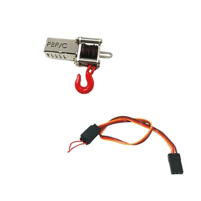 Rc autozubehör legierung winde geeignet für rc kletter auto wpl jjrc mn d90 99s militär lkw