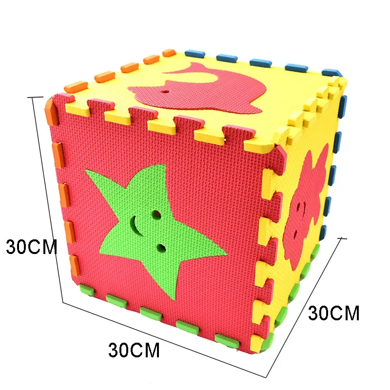 30*30 cm * 6 stücke kinder EVA Schaum Spielen Matten Baby Krabbeln Puzzle Teppich Kinder Pädagogisches Spielzeug gym Aktivität Teppich Zimmer Weichen Boden