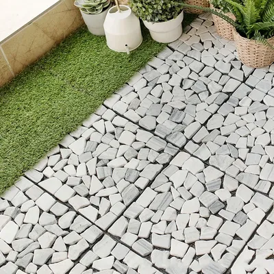Stone Flooring, Plastic Wood Flooring, Grass Flooring, Outdoor Balcony, Home Decoration, Outdoor Splicing, Waterproof Flooring