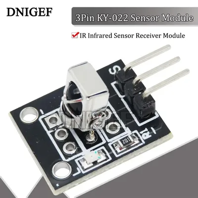 10pcs KY-022 ir infrarot sensor modul smart electronics 3pin tl1838 vs1838b 1838 universal empfänger modul für arduino diy kit