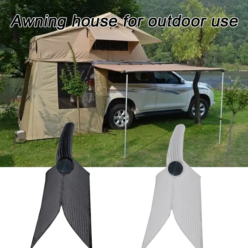 1m Markisen schienen rohre 6mm Doppel klappe schwarz PVC-Kern Keder für Camping zelt Markisen Zelte Outdoor Caravan Markisen zubehör Image