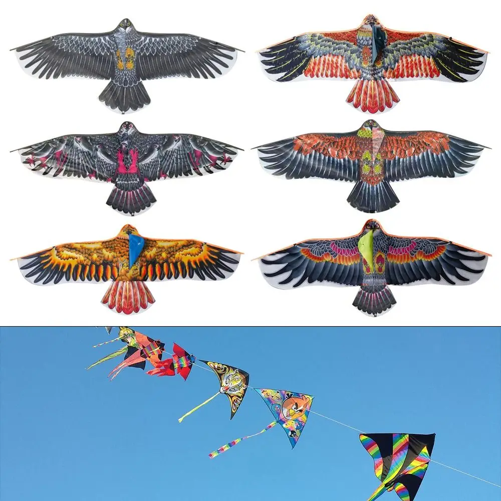 1,1 m Adler Drachen mit 30 Meter Drachen Linie großen Adler fliegen Vogel Drachen Kinder Geschenk Familien reisen Garten Outdoor Sport DIY Spielzeug